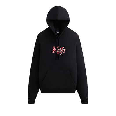 Pre-owned Kith Candy Cane Williams Iii Hoodie 'black'
