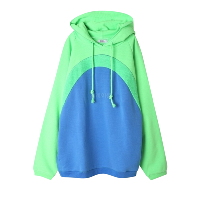 Pre-owned Erl Rainbow Hoodie 'blue'