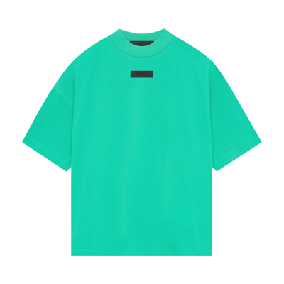 Pre-owned Essentials Fear Of God  Short-sleeve Tee 'mint Leaf' In Green