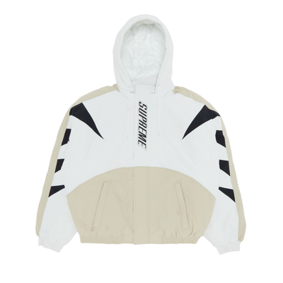 Pre-owned Supreme Wildcat Sideline Puffer Jacket 'grey'