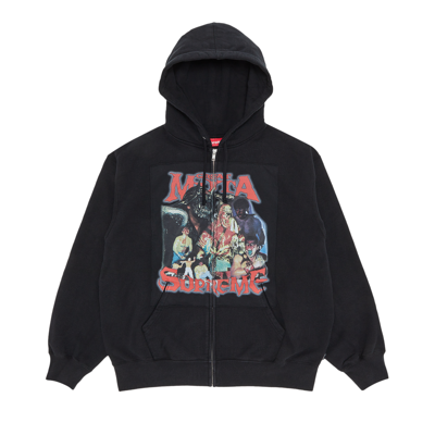 Pre-owned Supreme Muta Zip Up Hooded Sweatshirt 'black'