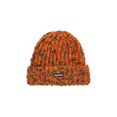 Pre-owned Supreme Chenille Beanie 'orange'