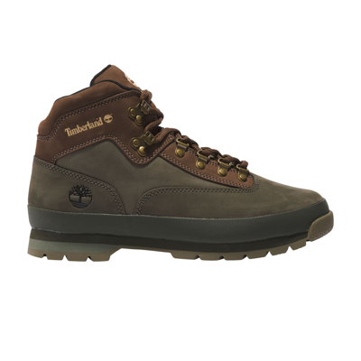Pre-owned Timberland Euro Hiker Mid 'dark Green'