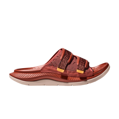 Pre-owned Hoka Ora Luxe 'hot Sauce' In Red