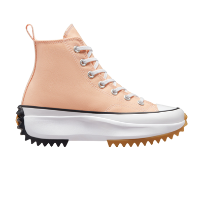 Pre-owned Converse Run Star Hike Platform High 'seasonal Color - Cheeky Coral' In Orange
