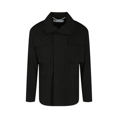 Pre-owned Off-white Arrow Field Jacket 'black'