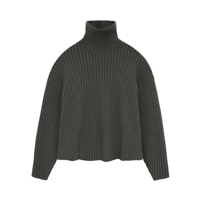 Pre-owned Essentials Fear Of God  Turtleneck 'ink' In Black