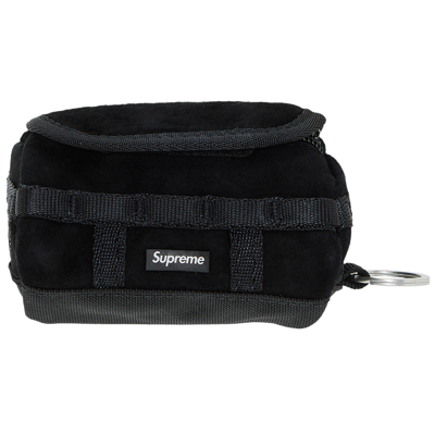 Pre-owned Supreme X The North Face Suede Base Camp Duffle Keychain 'black'