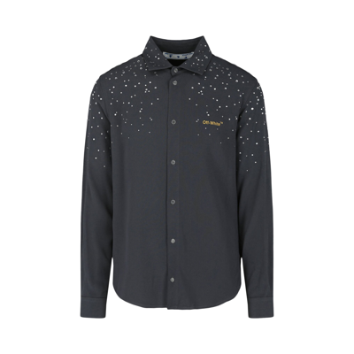 Pre-owned Off-white Holiday Strass Shirt 'grey'