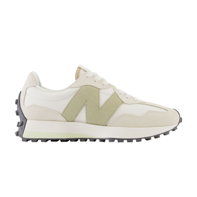 Pre-owned New Balance Wmns 327 'dove Grey Military Green' In Cream