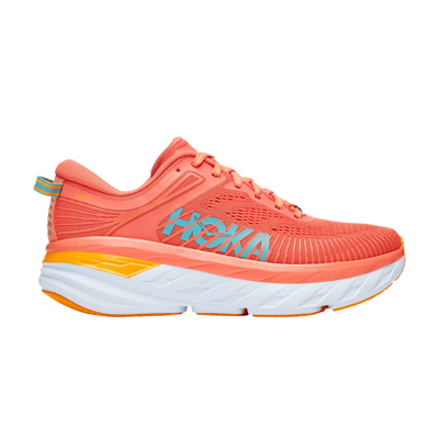 Pre-owned Hoka Wmns Bondi 7 'camellia Coastal Shade' In Orange