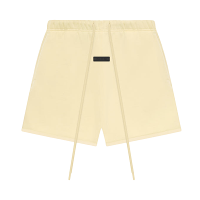 Pre-owned Essentials Fear Of God  Sweatshort 'garden Yellow'