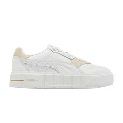 Pre-owned Puma Wmns Cali Court Match 'white Granola'