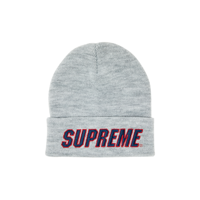 Pre-owned Supreme Slant Beanie 'heather Grey'