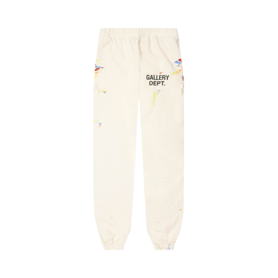 Pre-owned Gallery Dept. Logo Sweatpants 'antique White'