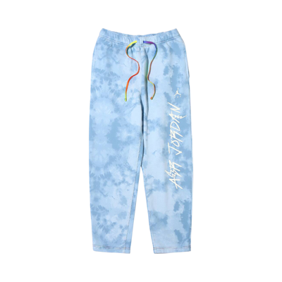 Pre-owned Air Jordan X J Balvin Fleece Pants 'celestine Blue/leche Blue'