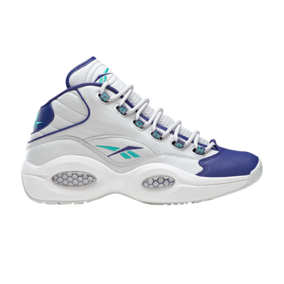 Pre-owned Reebok Question Mid 'hornets' In Grey