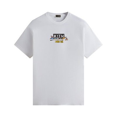 Pre-owned Kith For Mickey & Friends Family Vintage Tee 'white'