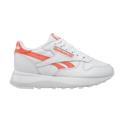 Pre-owned Reebok Wmns Classic Leather Sp 'white Orange Flare'