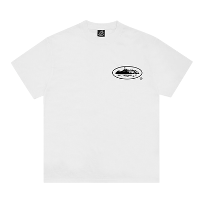 Pre-owned Corteiz Og Island Tee 'white'