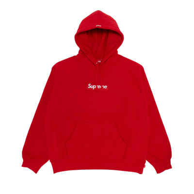 Pre-owned Supreme Box Logo Hooded Sweatshirt 'red'
