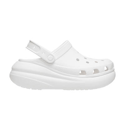 Pre-owned Crocs Crush Clog 'white'
