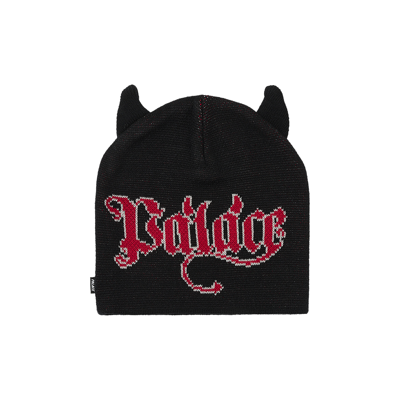 Pre-owned Palace Horny Nein Cuff Beanie 'black'
