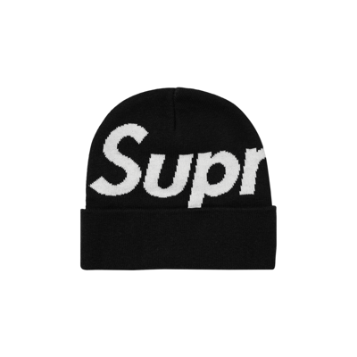 Pre-owned Supreme Big Logo Beanie 'black'