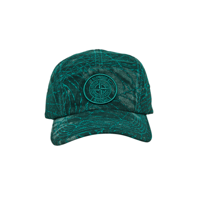 Pre-owned Supreme X Stone Island Camp Cap 'dark Green'