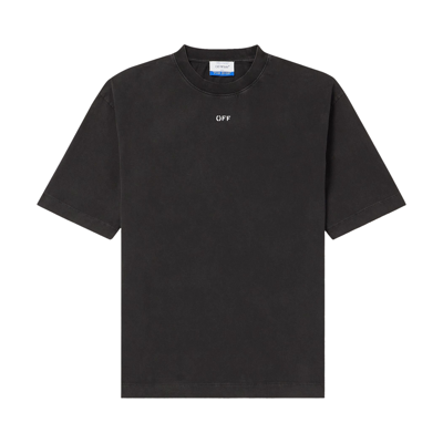 Pre-owned Off-white St. Matthew Skate Short-sleeve T-shirt 'black/grey'