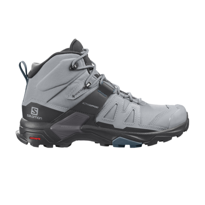 Pre-owned Salomon Wmns X Ultra 4 Mid Gore-tex 'quarry Black' In Grey