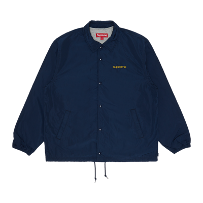 Pre-owned Supreme Nyc Coaches Jacket 'navy' In Blue