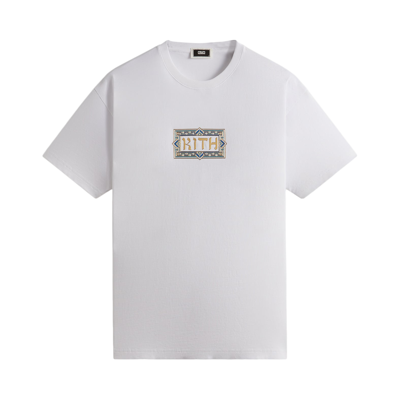 Pre-owned Kith Treats Hanukkah Hebrew Logo Tee 'white'