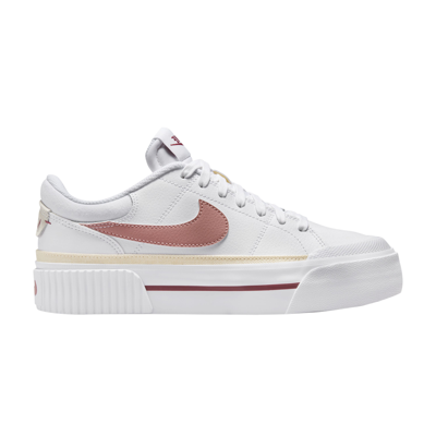 Pre-owned Nike Wmns Court Legacy Lift 'white Guava Ice'