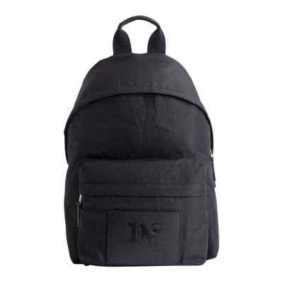 Pre-owned Palm Angels Monogram Backpack 'black/grey'