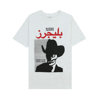 Pre-owned Pleasures Affection T-shirt 'white'