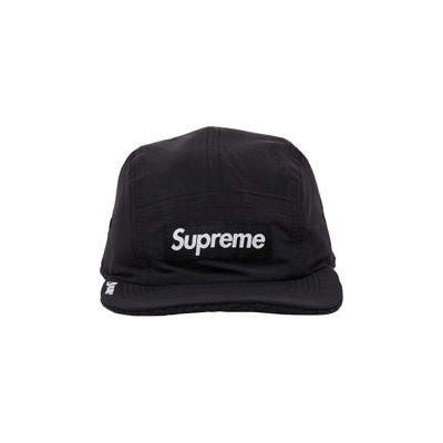 Pre-owned Supreme Polartec Shearling Reversible Camp Cap 'black'