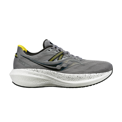 Pre-owned Saucony Triumph 20 'gravel Sulphur' In Grey