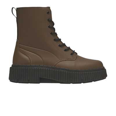 Pre-owned Puma Wmns Dinara 'chocolate' In Brown