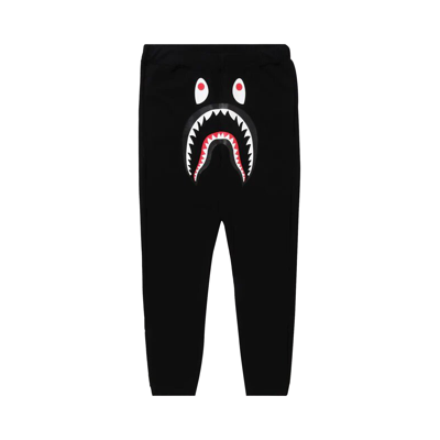 Pre-owned Bape Abc Camo Shark Sweatpants 'black'