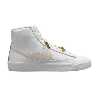 Pre-owned Nike Wmns Blazer Mid '77 'bling' In White
