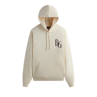 Pre-owned Kith For Bergdorf Goodman Nelson Crest Hoodie 'sandrift' In Cream