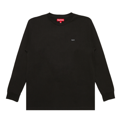 Pre-owned Supreme Small Box Long-sleeve Tee 'black'