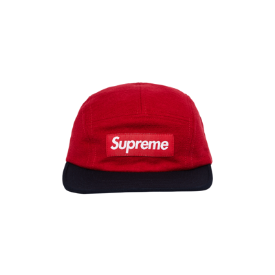 Pre-owned Supreme 2-tone Camp Cap 'red'
