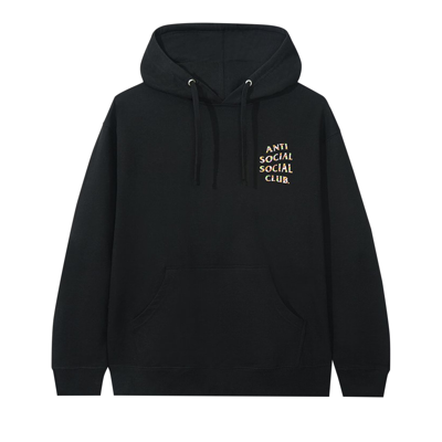 Pre-owned Anti Social Social Club Sweeter Then You Think Hoodie 'black'