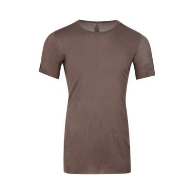 Pre-owned Rick Owens Basic Short-sleeve T-shirt 'dust' In Brown