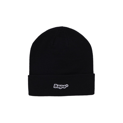 Pre-owned Bape Patch Knit Cap 'black'