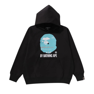 Pre-owned Bape By Bathing Ape Pullover Hoodie 'black'