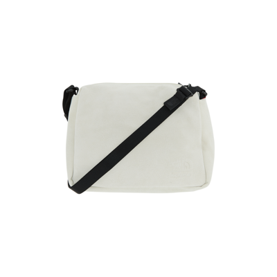 Pre-owned Supreme X The North Face Suede Shoulder Bag 'stone' In Cream