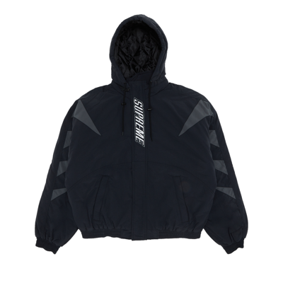 Pre-owned Supreme Wildcat Sideline Puffer Jacket 'black'